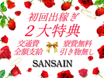 宮崎SANSAIN(宮崎市近郊)のデリヘル求人・高収入バイトPR画像(出稼ぎメリット紹介1)