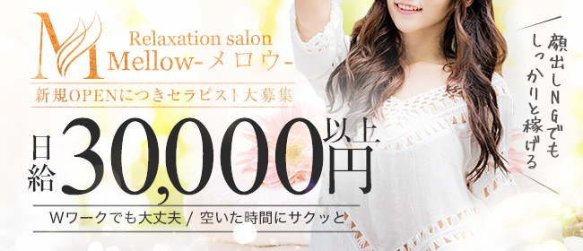 Relaxation salon Mellow-メロウ-(高松)の一般メンズエステ(店舗型)求人・高収入バイトPR画像1