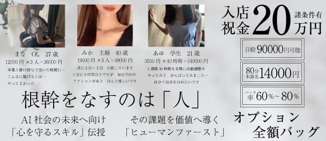 コレクション博多(博多)のメンズエステ求人・30代・40代活躍中アピール画像1