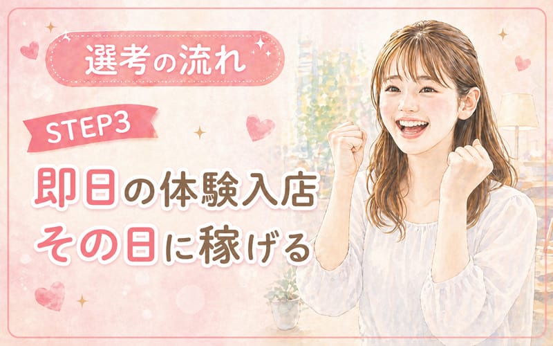 「ガールズスパ」の応募から採用までの流れSTEP3