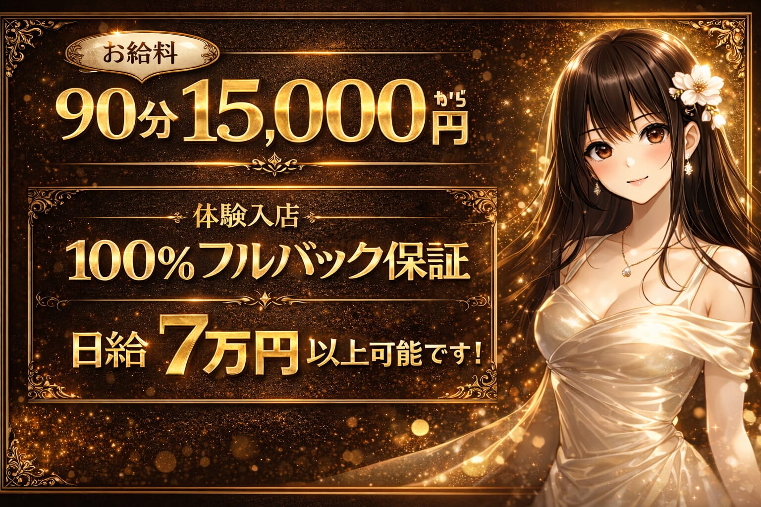 新感覚Mエステ(谷九)のメンズエステ求人・1日体験バイトアピール画像1