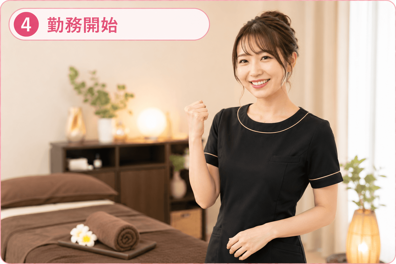 「サルート京都店」の応募から採用までの流れSTEP4