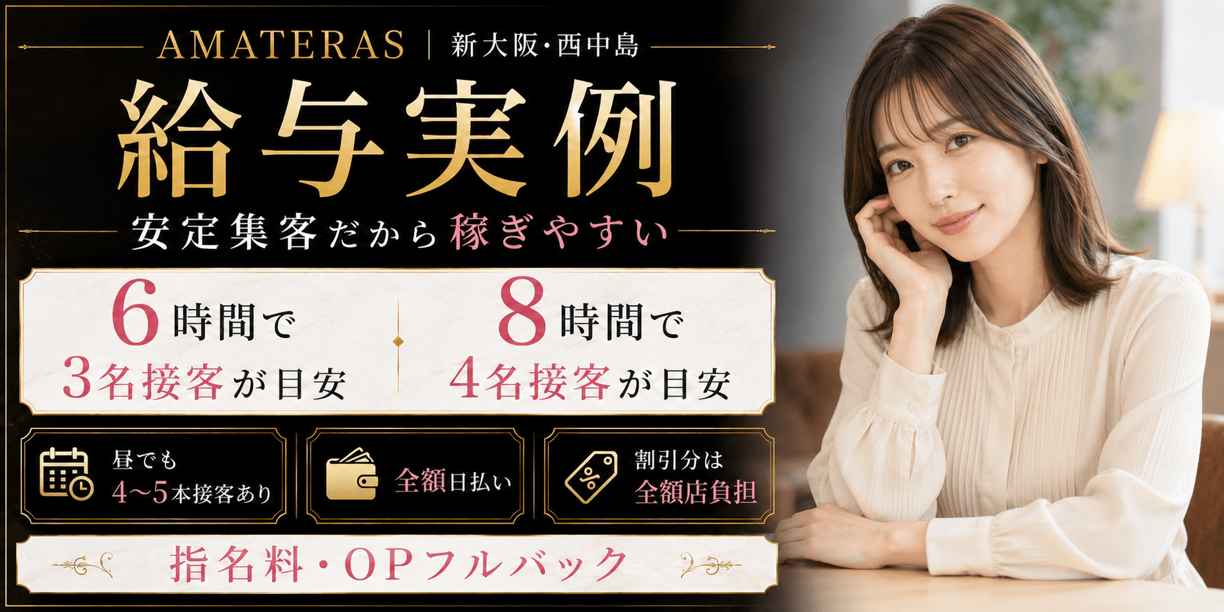 AMATERAS～アマテラス(新大阪)のメンズエステ求人・1日体験バイトアピール画像1