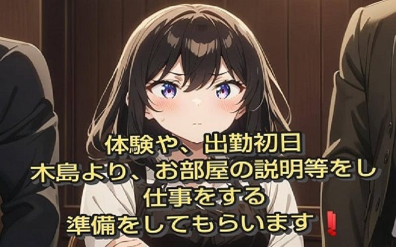 「ミセスロマン鴻巣ルーム」の応募から採用までの流れSTEP4