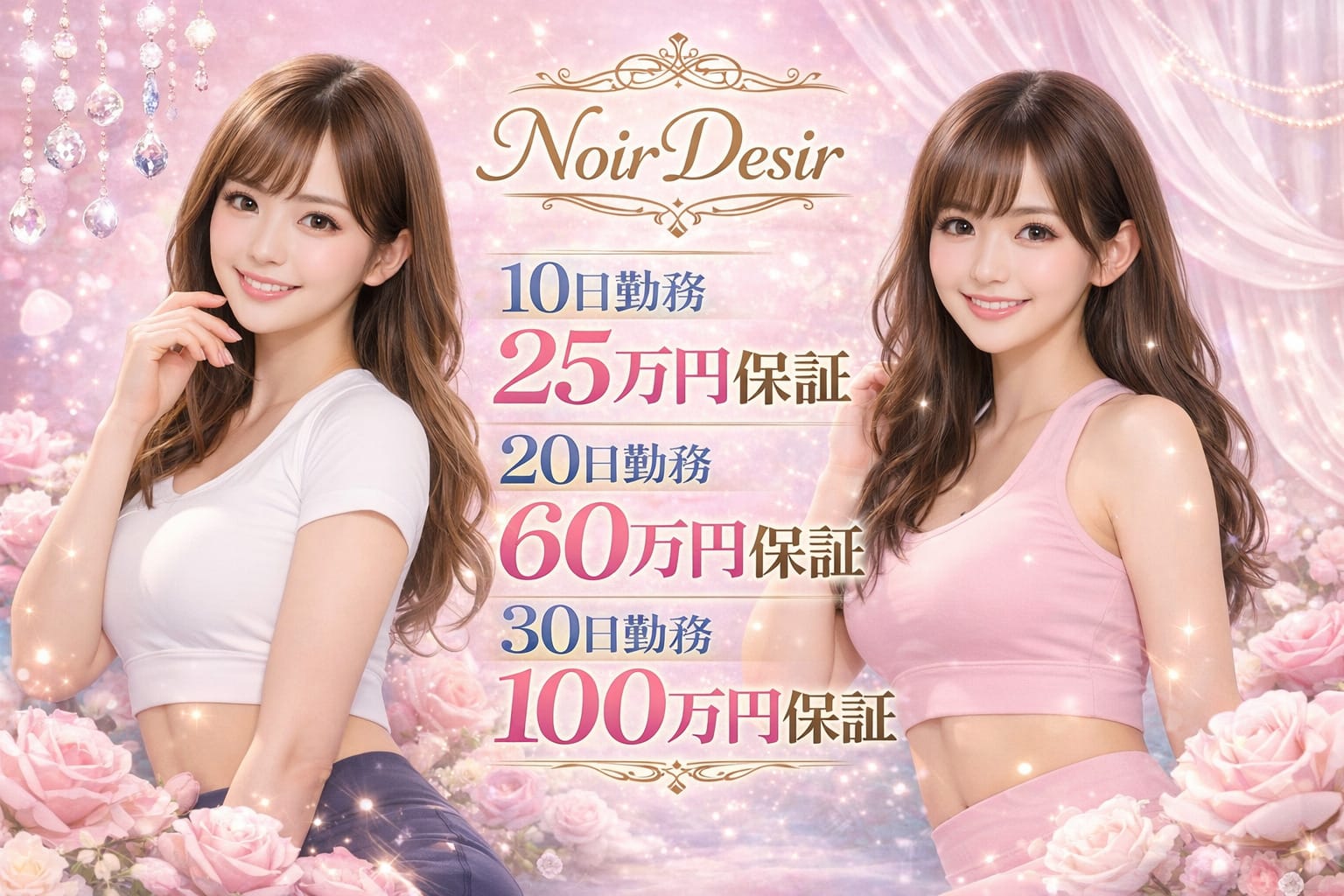 Noir Desir(熊本市)のメンズエステ求人・未経験歓迎アピール画像1