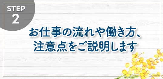 「シェルビション」の入店の流れ2