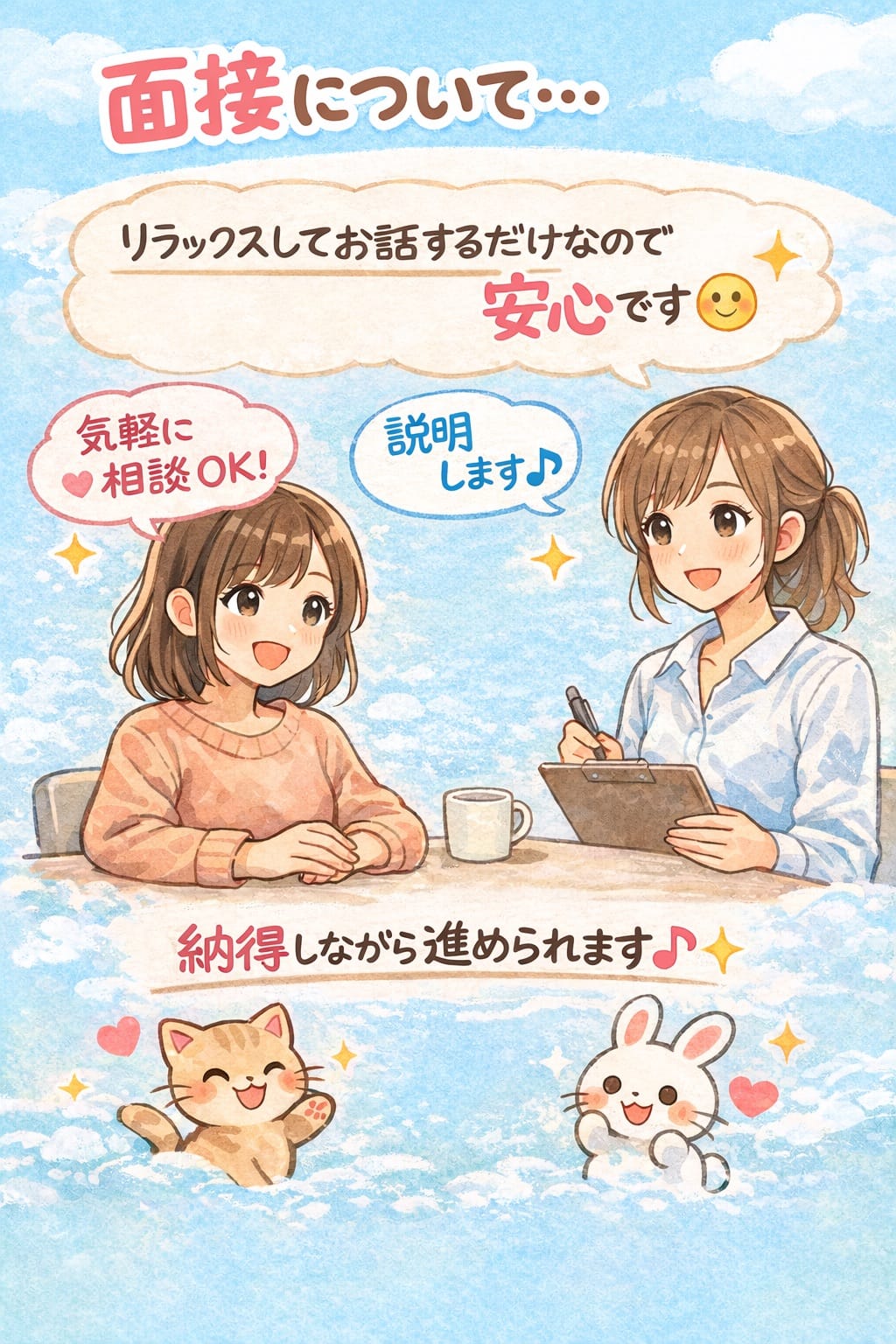 「シェルビション」の応募から採用までの流れSTEP1