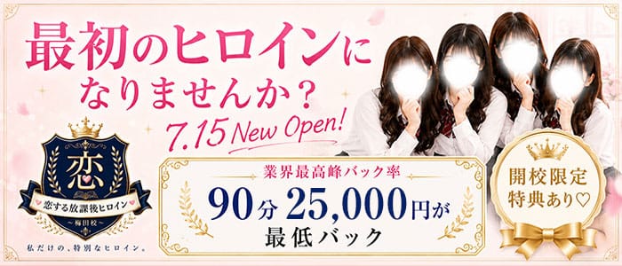 「恋する放課後ヒロイン〜梅田校〜」の未経験歓迎アピール画像1枚目