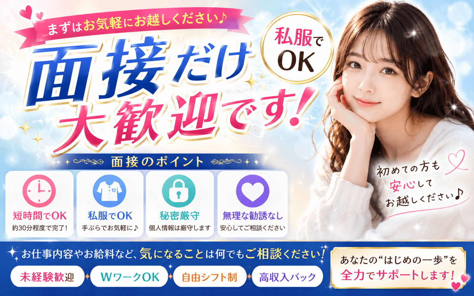 「TOKYO MEN&rsquo;S SPA」の応募から採用までの流れSTEP2