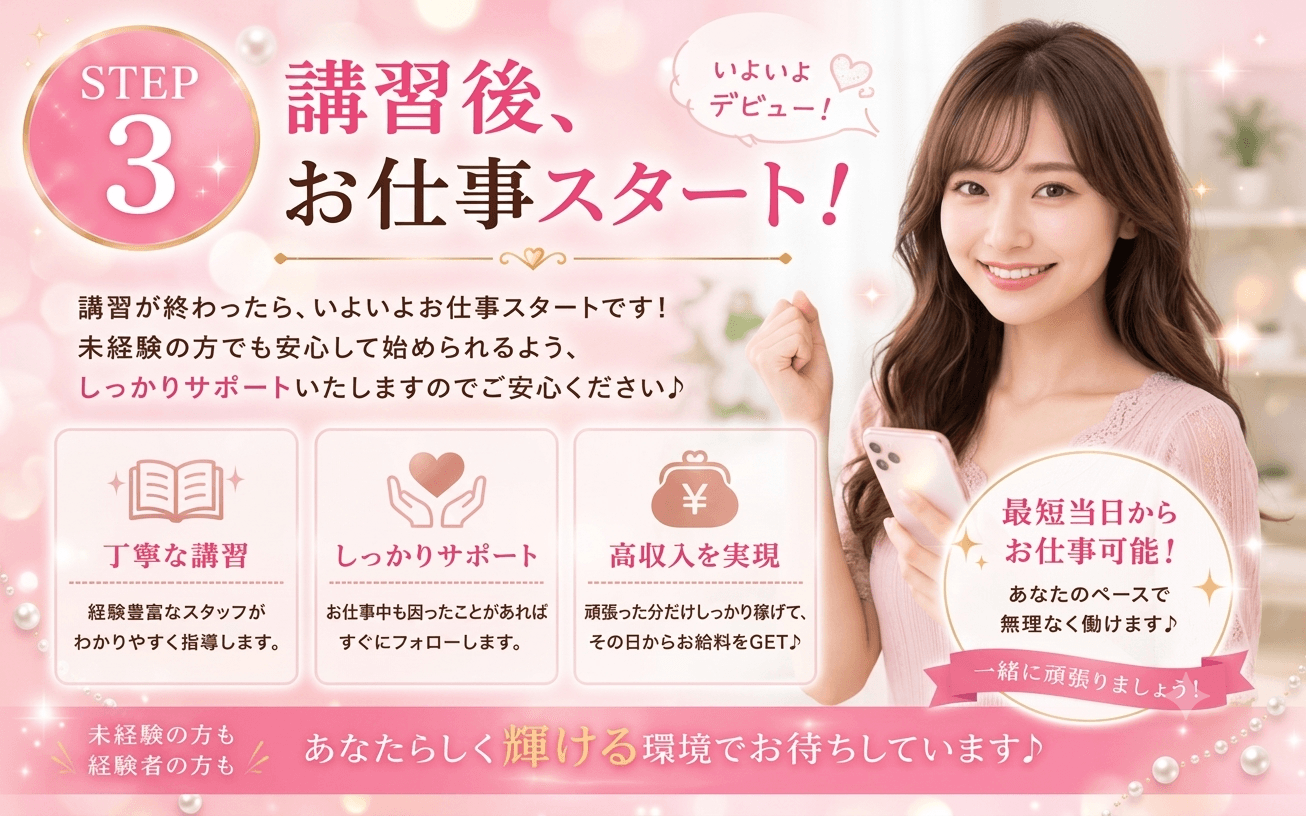 「Lumiela」の応募から採用までの流れSTEP3