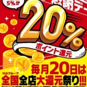 「ポイント還元EVENT!!YESファン感謝DAY☆ポイント大還元祭り!!」12/09(日) 13:02 | YESグループ PLATINA R-30のお得なニュース