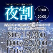 「80分18,000円!当店最安値イベント【夜割】」02/17(日) 08:11 | 密着洗感ボディエステ神戸のお得なニュース