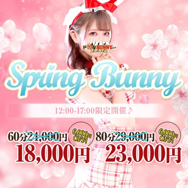 「★Spring Bunny★」04/18(木) 11:20 | ドMなバニーちゃん大宮店のお得なニュース