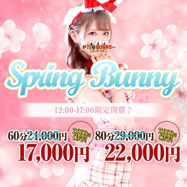 「★Spring Bunny★」04/25(木) 11:53 | ドMなバニーちゃん大宮店のお得なニュース