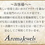 「完全ワンルーム型！ 若い美女による上質な柔らかい手技が売りの高級メンズエステ！」04/16(火) 10:30 | Aroma Jewels（アロマジュエルズ）のお得なニュース