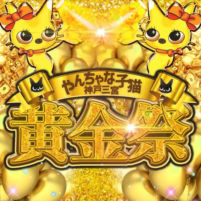 「5月はず～っと【黄金祭】でお得にお遊びして頂けます！」05/23(木) 14:15 | やんちゃな子猫神戸三宮のお得なニュース