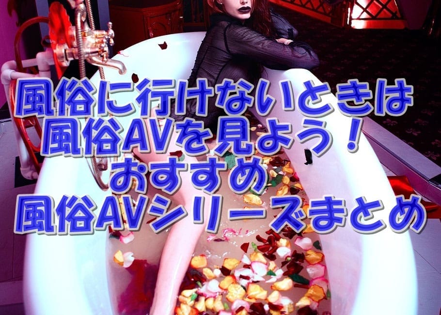 風俗に行けないときは風俗AVを見よう!おすすめ風俗AVシリーズまとめ